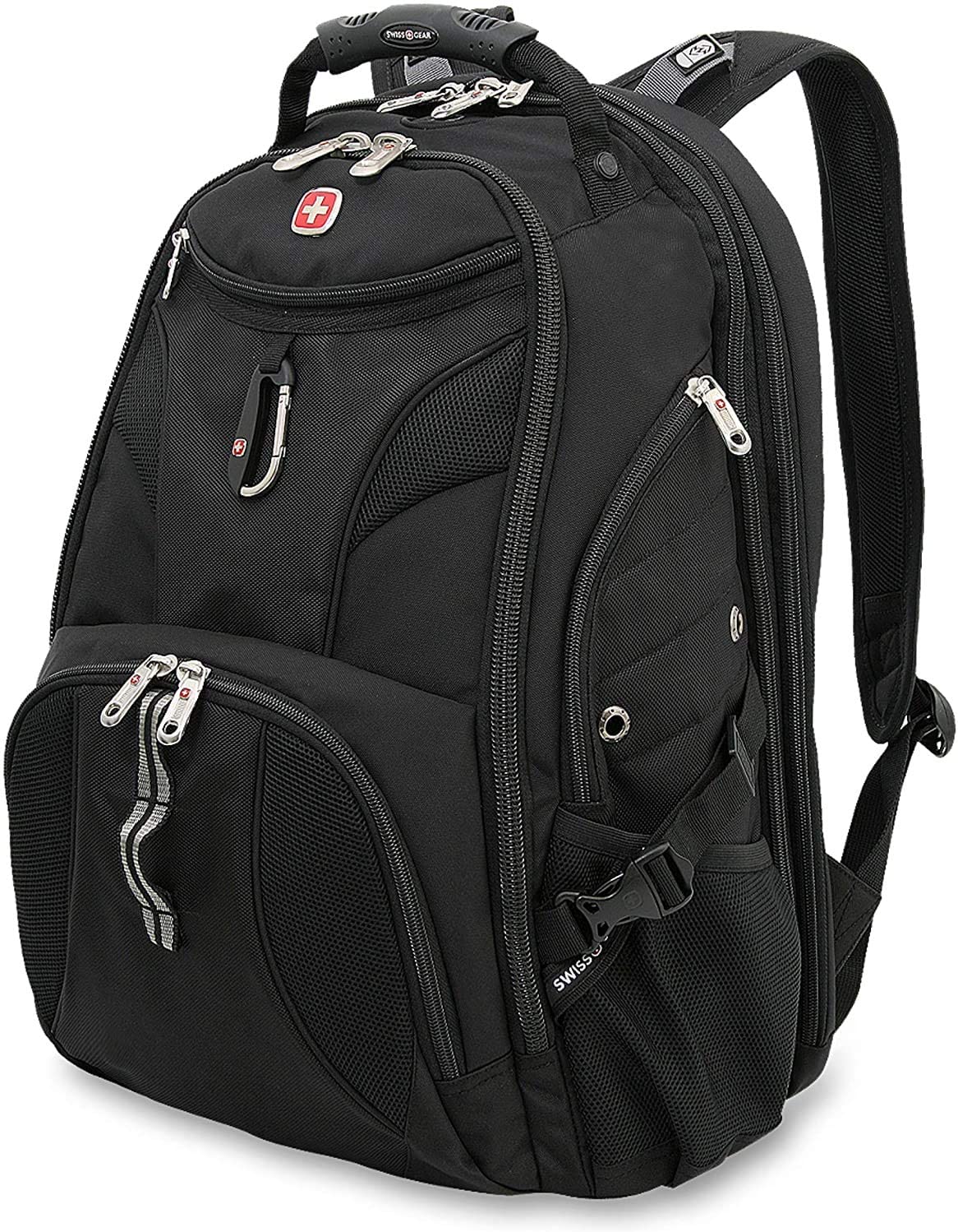 SwissGear 1900 Scansmart TSA 17-Inch Laptop Backpack, Black