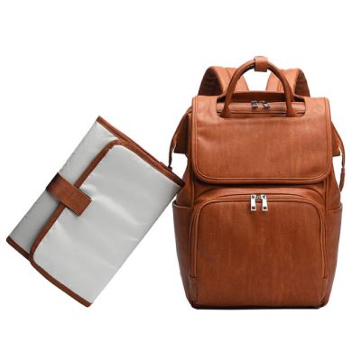 Leather Diaper Bag