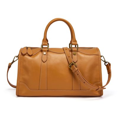 Leather tote bag