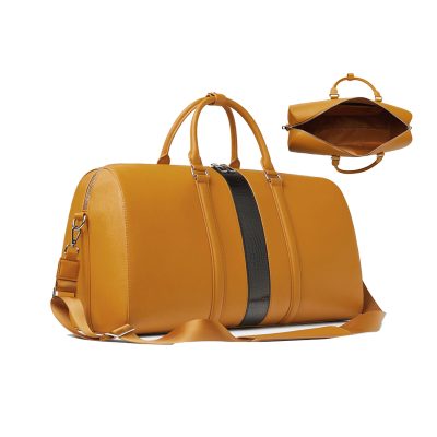 leather travel bag men