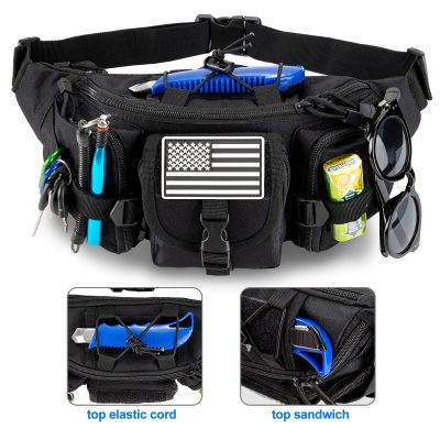 black fanny pack