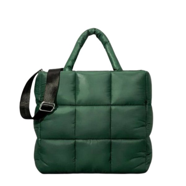 Quilted Nylon Tote Bag - Image 6